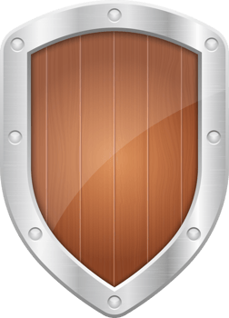 Protection metallic shield clipart design illustration png