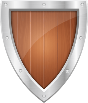 Protection metallic shield clipart design illustration png