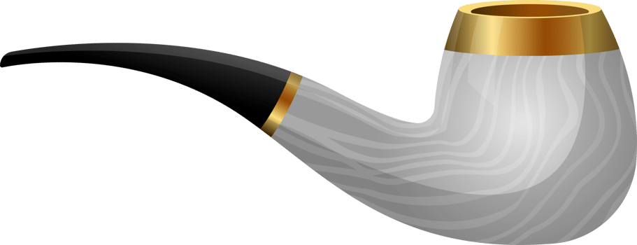 Smoking pipe clipart design illustration png