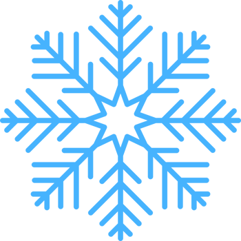 Snowflakes clipart design illustration png