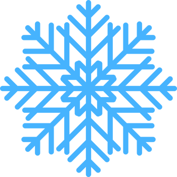 Snowflakes clipart design illustration png