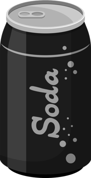 Soda can clipart design illustration png