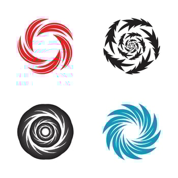 vortex vector illustration icon