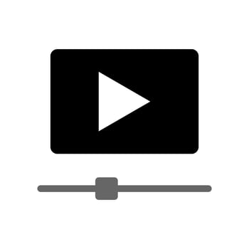 Illustration Vector graphic of Video Icon
