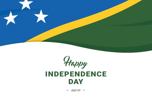 Solomon Islands Independence Day vector