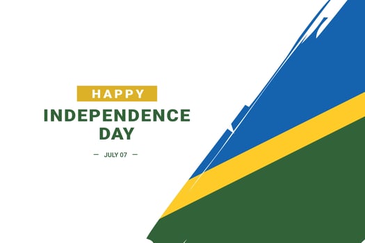 Solomon Islands Independence Day vector
