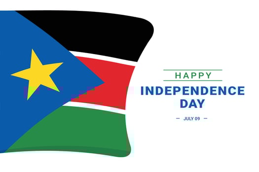 South Sudan Independence Day vector