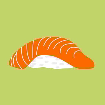 Vector of sushi