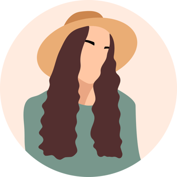 portrait stylish young women dressed in casual and formal outfits. Flat design illustrations of woman portrait in trendy fashionable style png