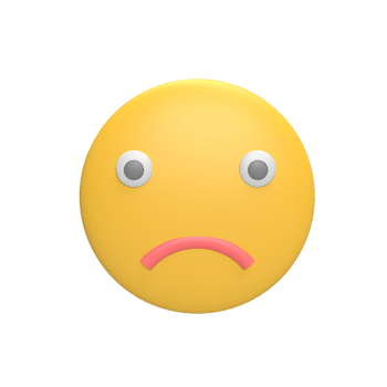 Emoticon 3d icon model cartoon style concept. render illustration png