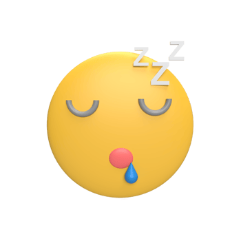 Emoticon 3d icon model cartoon style concept. render illustration png