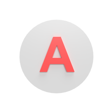 Grade A 3d icon model cartoon style concept. render illustration png