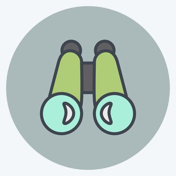 Icon Vision. suitable for Startup symbol. color mate style. simple design editable. design template vector. simple illustration vector