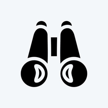 Icon Vision. suitable for Startup symbol. glyph style. simple design editable. design template vector. simple illustration vector