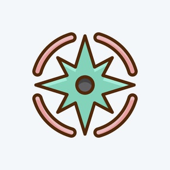 Icon Navigation. suitable for Startup symbol. flat style. simple design editable. design template vector. simple illustration vector