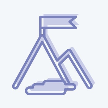 Icon Success. suitable for Startup symbol. two tone style. simple design editable. design template vector. simple illustration vector