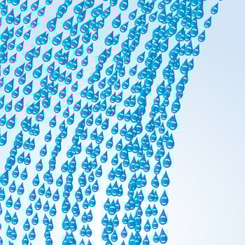 Abstract background with raindrops. vector
