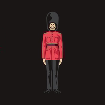 England Guard Army vector