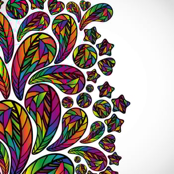 Abstract background with colorful design elements. vector