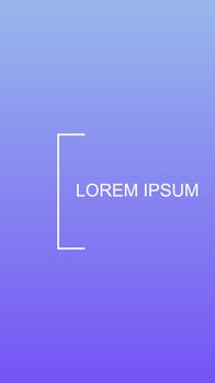 Lavender social media story duotone template. Gradient blue advertising web banner with text, promotion content layout. Modern vibrant mobile app design. Blending purple color with lettering mockup vector