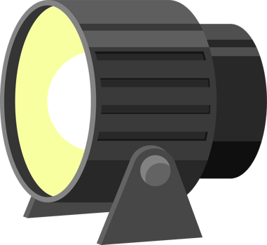 Spotlight clipart design illustration png
