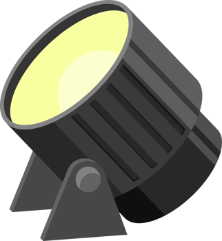 Spotlight clipart design illustration png