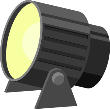 Spotlight clipart design illustration png