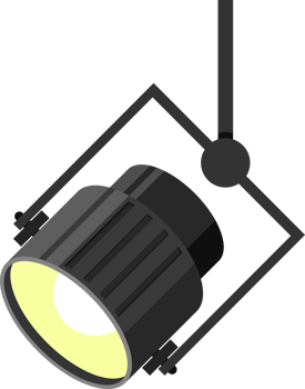Spotlight clipart design illustration png