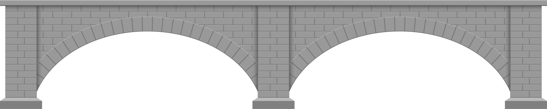 Stone bridge clipart design illustration png