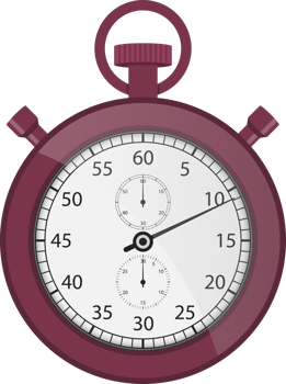 Retro stopwatch clipart design illustration png