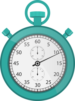 Retro stopwatch clipart design illustration png