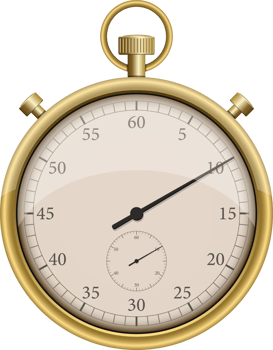 Retro stopwatch clipart design illustration png