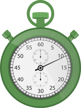 Retro stopwatch clipart design illustration png
