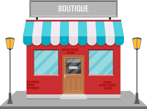 Storefront clipart design illustration png