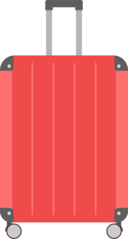 Suitcase clipart design illustration png