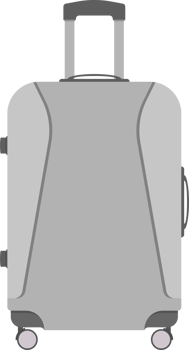 Suitcase clipart design illustration png