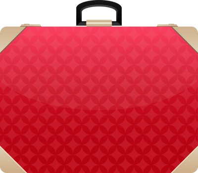 Suitcase clipart design illustration png