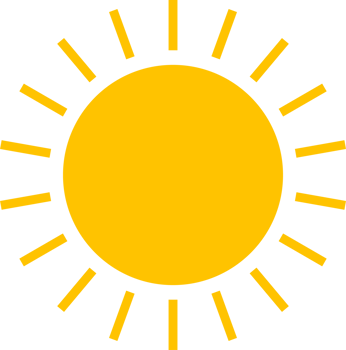 Sun icon set clipart design illustration png