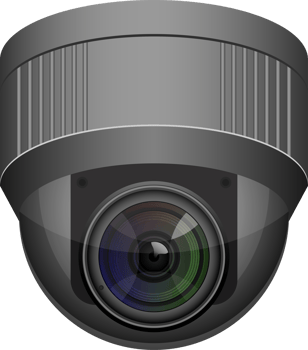 Surveillance camera clipart design illustration png