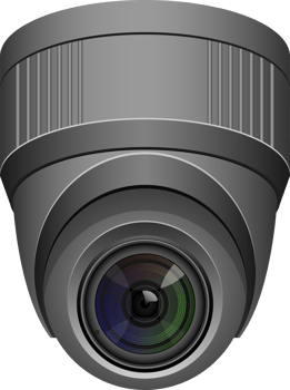 Surveillance camera clipart design illustration png