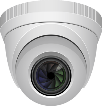 Surveillance camera clipart design illustration png
