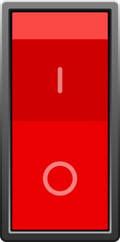 On and off switch clipart design illustration png