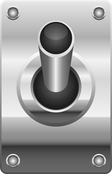 On and off switch clipart design illustration png