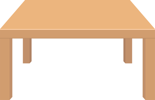 Wooden table clipart design illustration png