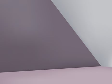 Vector Minimal Background, Geometric Corner in Pastel Purple and Light Gray