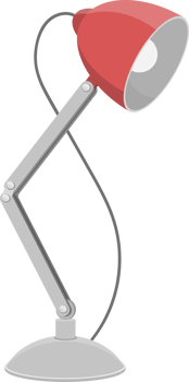 Table lamp clipart design illustration png