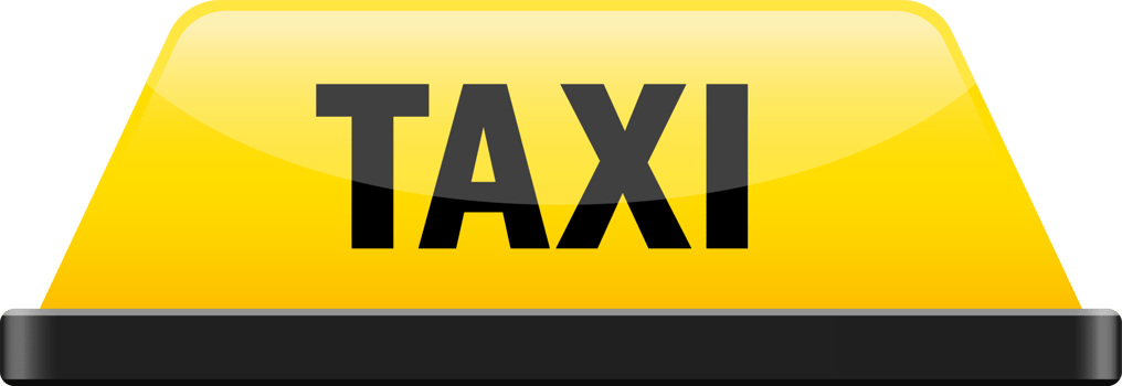Taxi sign clipart design illustration png