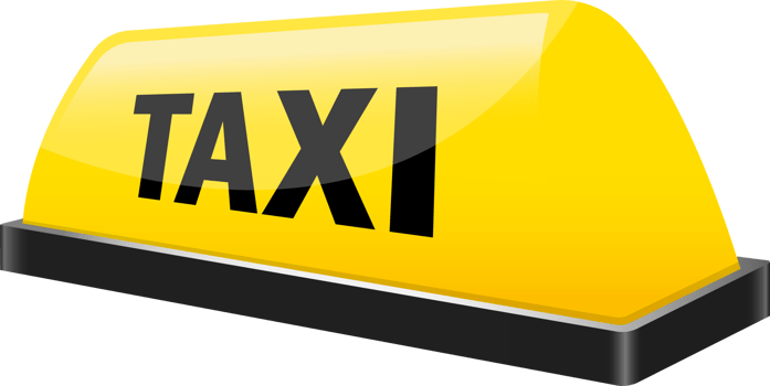 Taxi sign clipart design illustration png