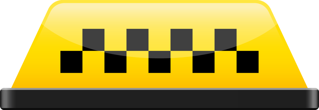 Taxi sign clipart design illustration png