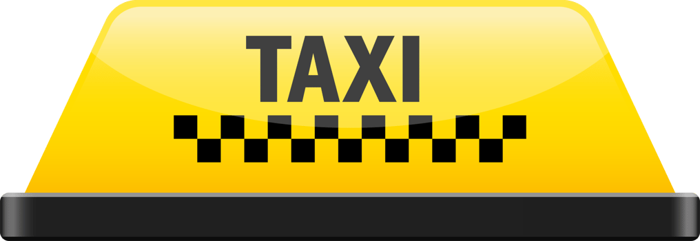 Taxi sign clipart design illustration png